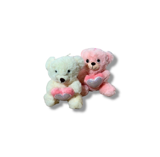 Orso con cuore colori assortiti (4pz 16cm)