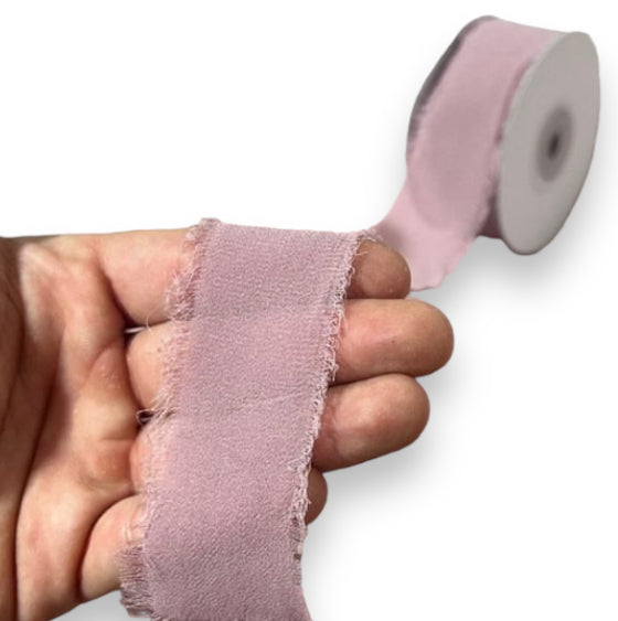 Nastro chiffon sfrangiato
