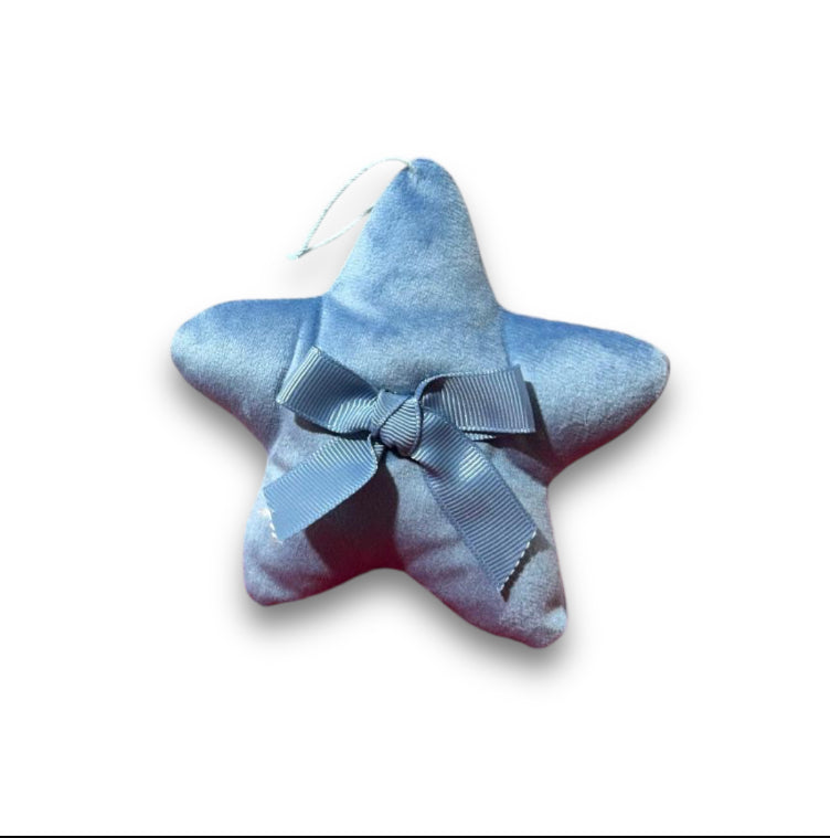 Stella di velluto 13x13cm (4pz)