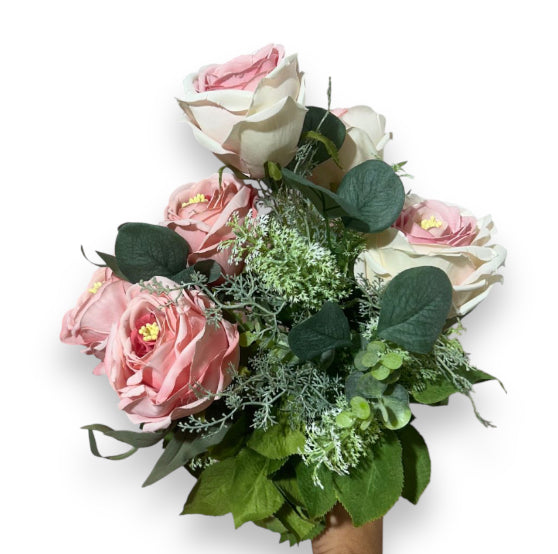 Mazzo rose cabbage 48cm