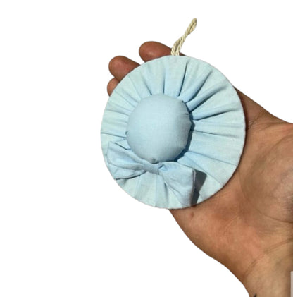 Cappello decoro in cotone D.10cm (6pz)