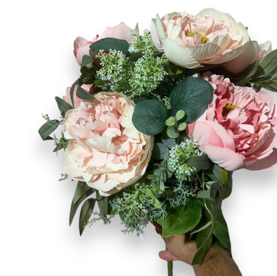 Mazzo peonie 48cm