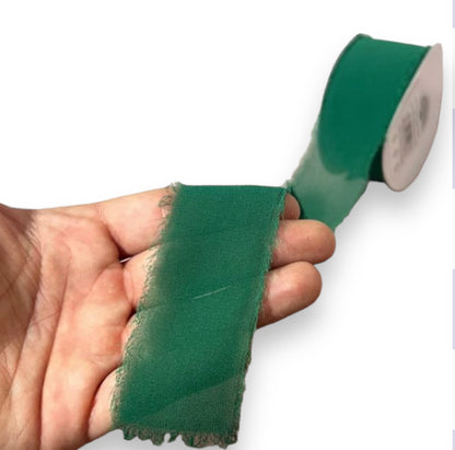 Nastro chiffon sfrangiato