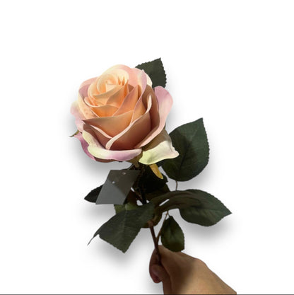Single rose spray 67cm