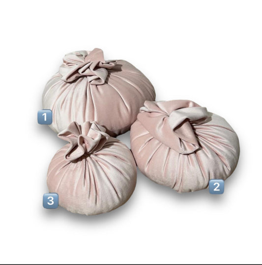 Pouf in velluto