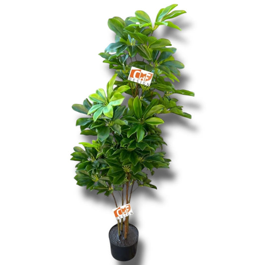 Pianta artificiale polietilene schefflera H.120 60x60cm