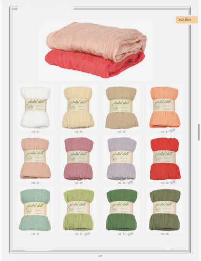 Pleated cloth cm90x3mt