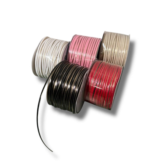 Cordino ecopelle mm3x50mt