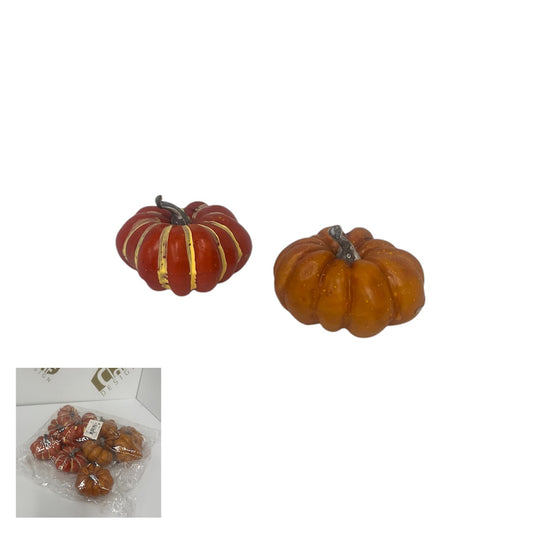 Zucche Decorative 7,5x5 cm – Confezione 12 pezzi