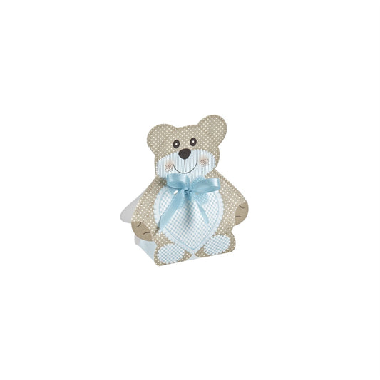 Scatola Orsetto Azzurro – Confezione da 10 pz – 6x4x12 cm