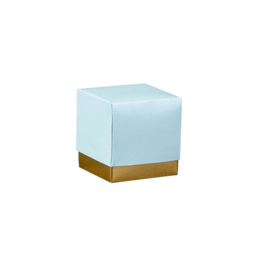 Scatolina Cubo Celeste – Confezione da 10 pz – 7x7x7 cm