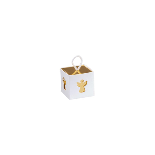 Scatolina Cubo con Angelo – Confezione da 10 pz – 5x5x5 cm