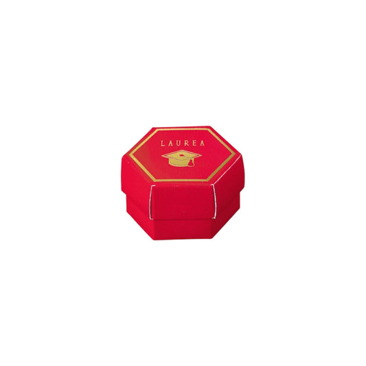 Scatolina Esagonale “Laurea” – Confezione 10 pz – 6x4 cm