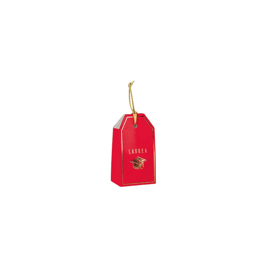 Scatolina Tag “Laurea” – Confezione 10 pz – 5,5x3,5x10 cm