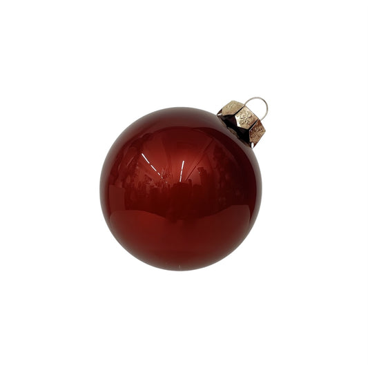 Conf. Sfere in vetro per albero di Natale wine