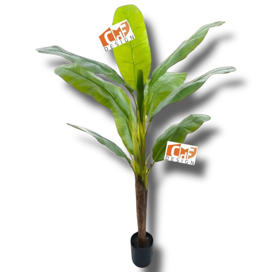 Pianta artificiale polietilene banano H.160cm
