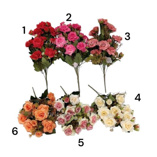 Mazzo frontale rose