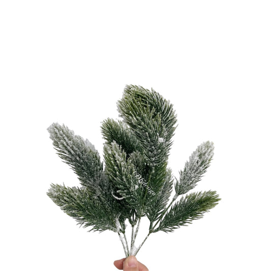 Mazzo Pino Nevicato – 35 cm Verde