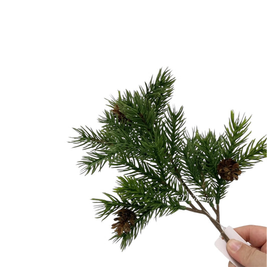 Ramo Pine Cone Spray – 37 cm Verde
