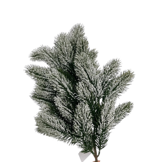 Ramo Pine Spray con Neve – 68 cm (x28 rami)