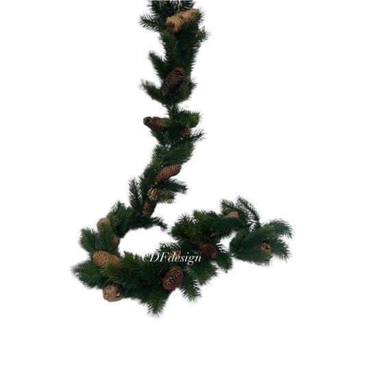 Ghirlanda di Pino con Pigne 180 cm