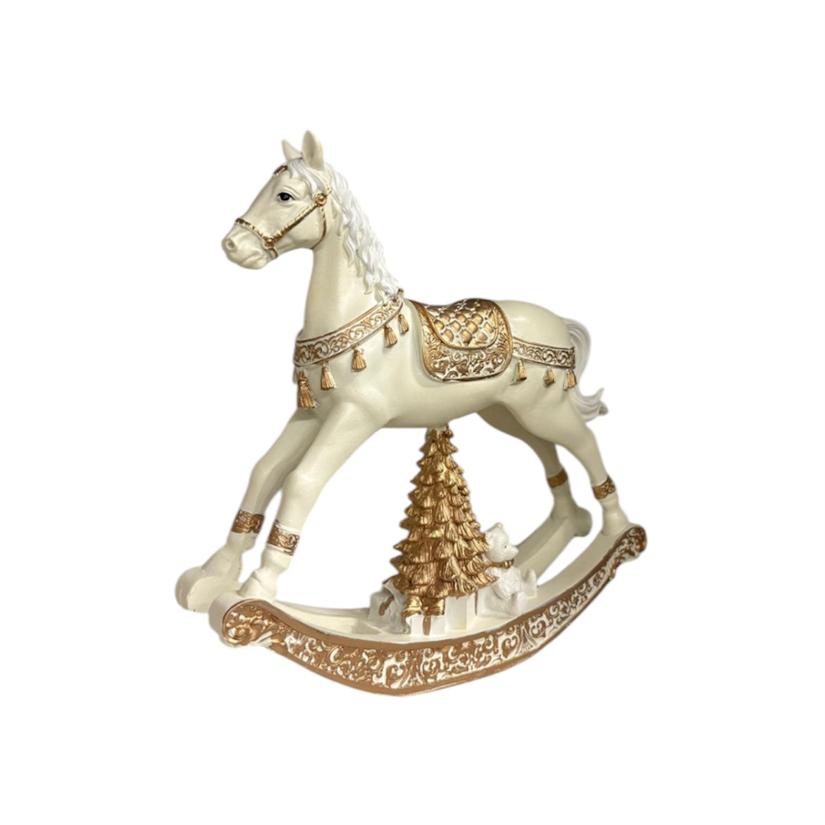 Cavallo grande in resina 18x20x24 cm