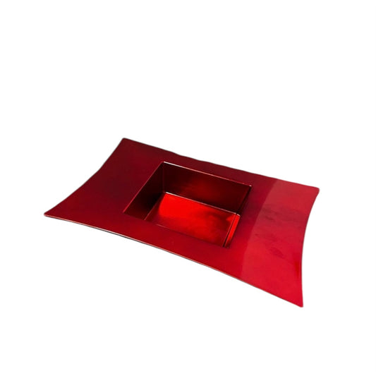 Vaso rettangolare in plastica 30,5×22×5 cm