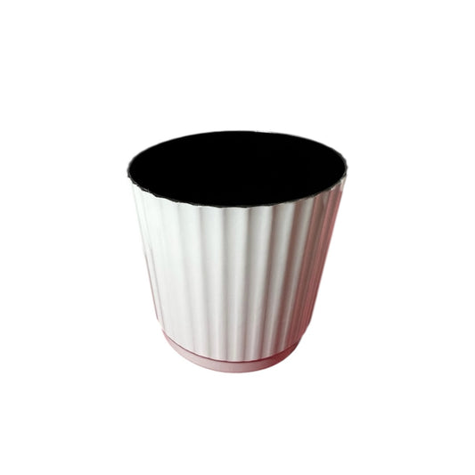 Vaso in plastica bianco