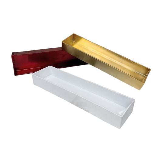 Vaso rettangolare in plastica 42x10,5x5cm